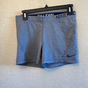 Nike Pro charcoal grey shorts!